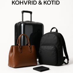 Erinevad kohvrid ja kotid e-poe tootevalikus