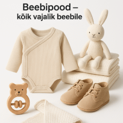 Beebiriided, beebi jalanõud, voodipesu ja mänguasjad