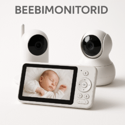 Erinevad beebimonitorid ja kaamerad laual