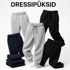 Erinevat stiili ja värvi poiste dressipüksid