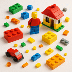 Mitmekesised legoklotsid ja konstruktorid